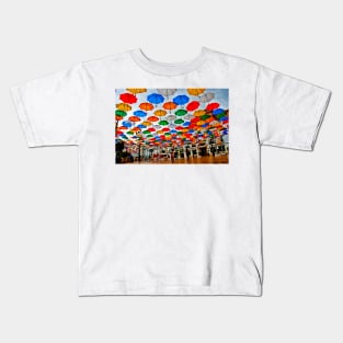 Colourful Umbrellas Torrox Spain Kids T-Shirt